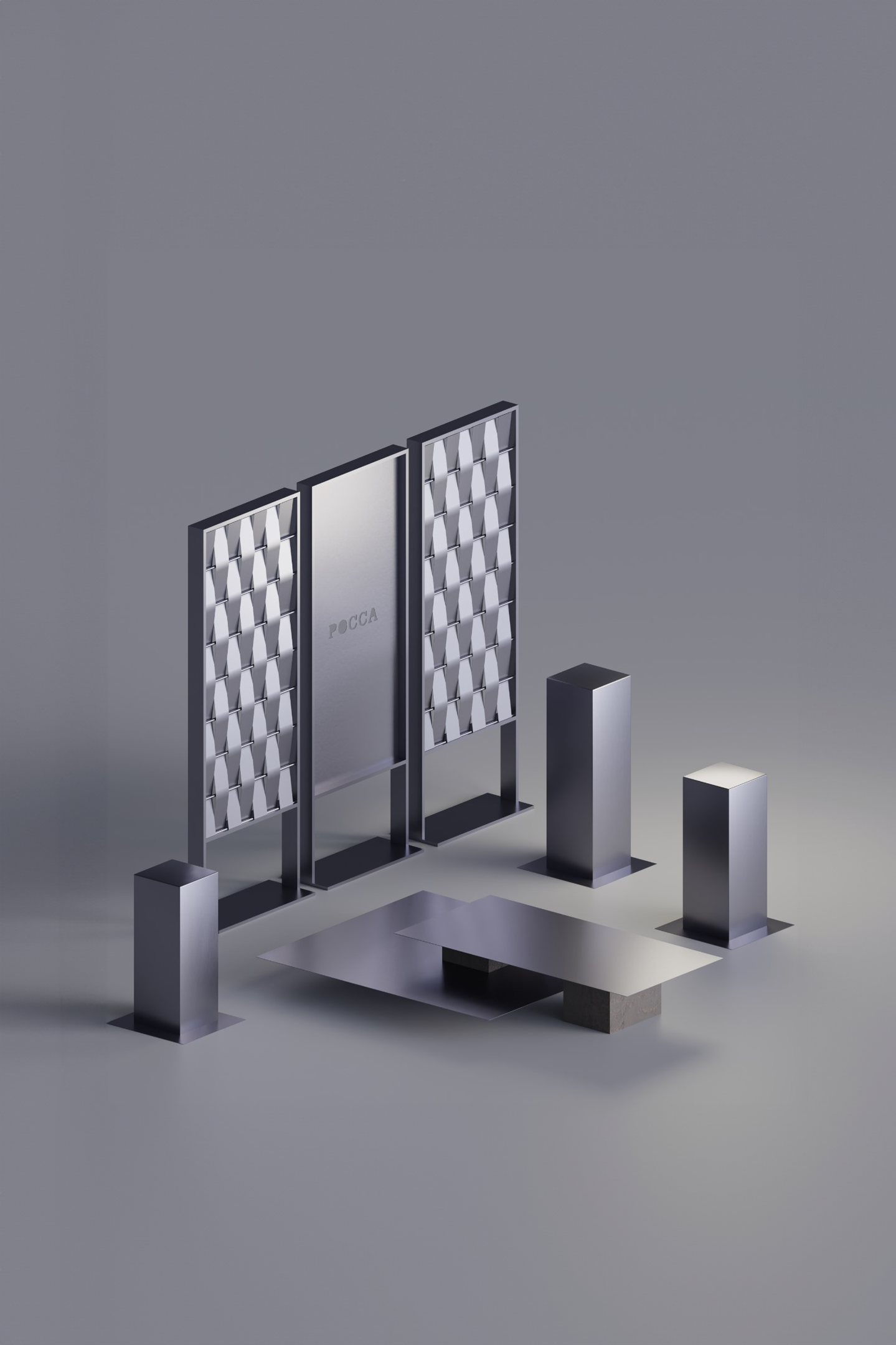 SET DORIAN ELECTRA, set design for Dorian Electra by Xaarchive Studio, an architecture, design, and parametric studio based in Milan and Barcelona